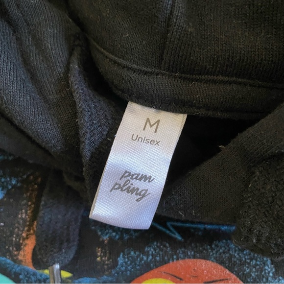 Pac-Man Unisex Black Hoodie Size M - Picture 3 of 3